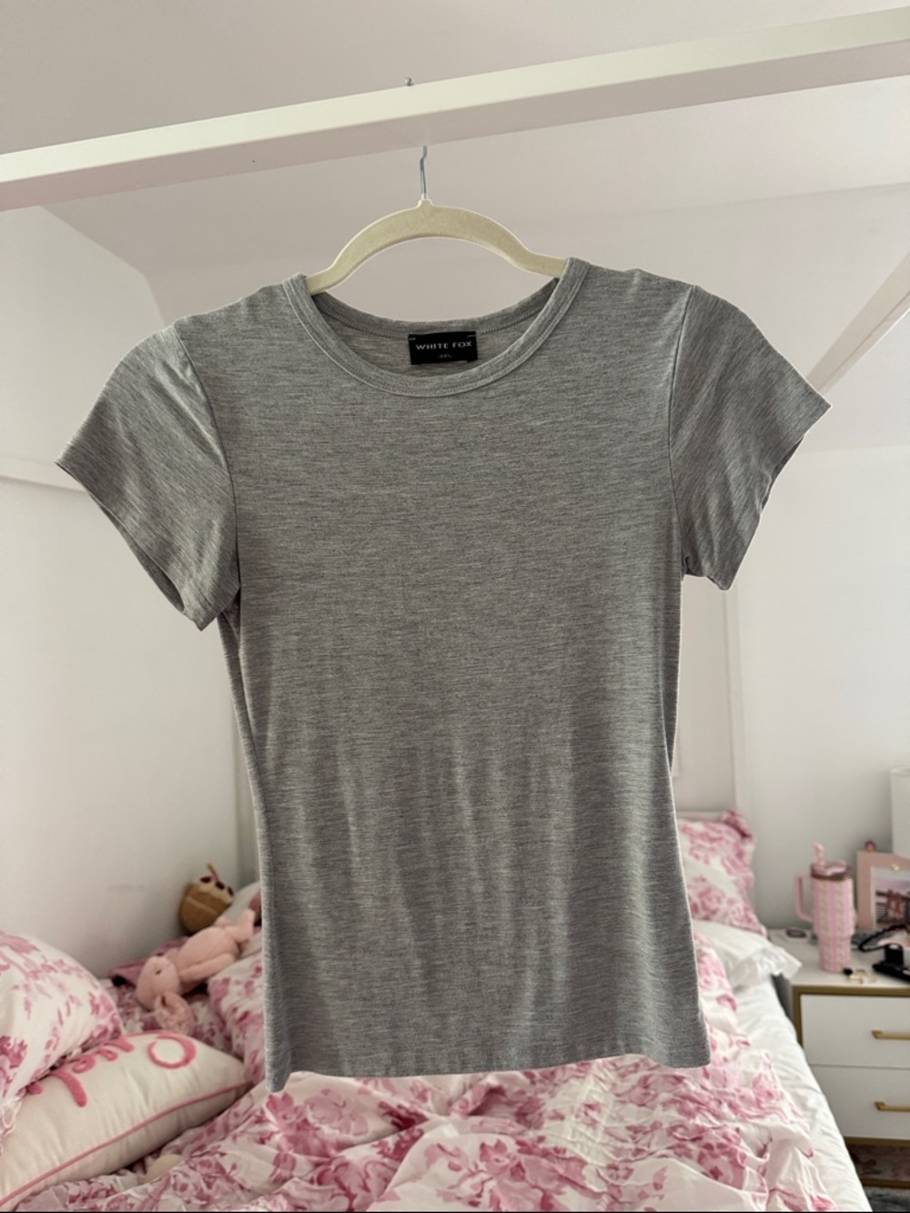 White Fox Grey Shirt